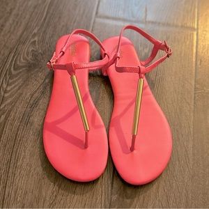 Hot Pink Thong Sandals